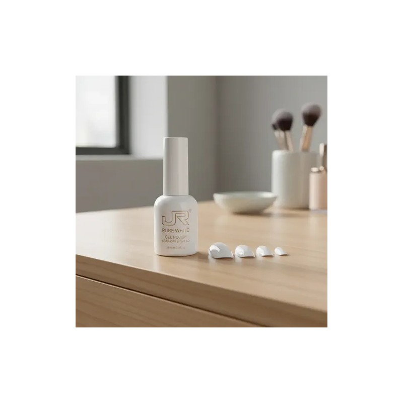 Gel Blanco Jr Para Uñas 15ml Esmalte Semipermanente Uv-led