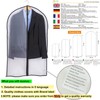 Niviy Garment Bag Suit Pack of 12 Waterproof Garment Bags,