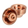 Forspero 7-Piece Tibetan Buddhist Copper Water Sacrificial Bowl for Ritual