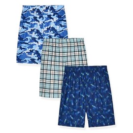 Sleep On It Boys Pajama Shorts for Kids 3 Pack Pajamas Sleep Short Set for Boy