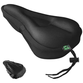 Zacro Bike Seat Cushion - Gel Padded Bike Seat Cover for Men Women Comfort, Extra Soft Exercise Bicycle Seat Compatible with Peloton, Outdoor & Indoor