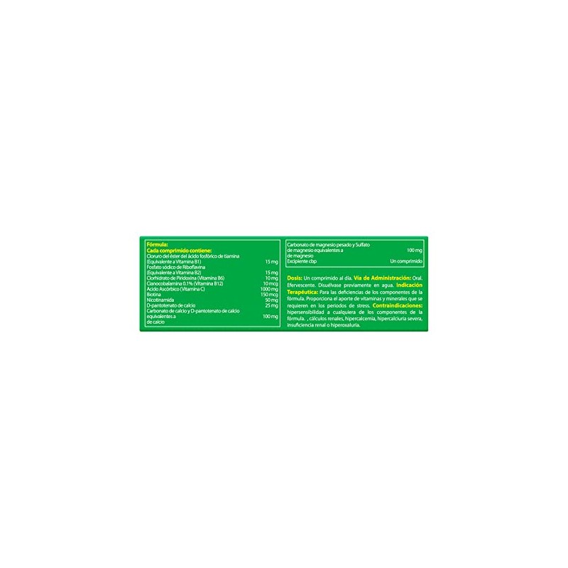 Berocca Multivitamínico, Vitamina C, Minerales y Vitaminas del Complejo B