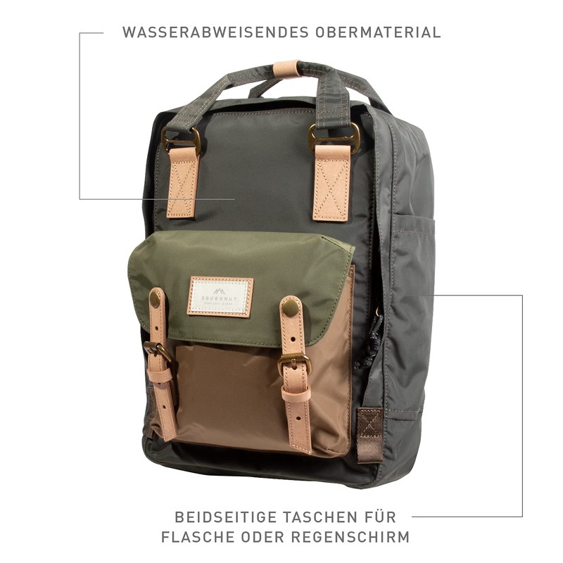 Doughnut Macaroon Jungle Unisex Backpack with Laptop Compartment, Student Backpack,