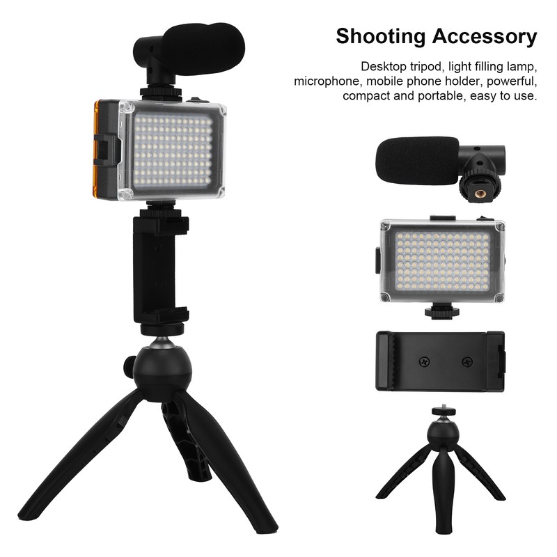 Portable Live Video Shooting Kit Mobile Phone Photography Set with