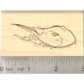 Horseshoe Crab Rubber Stamp