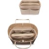 Unbranded Felt Purse Bag Organizer Insert with zipper Bag Tote