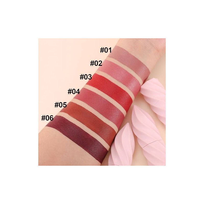 Labial Mate Impermeable Fácil De Aplicar Color Intenso Ice Cream