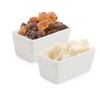 DOERDO 2Pcs Ceramic Sugar Packet Holder Tea Bag Bowl Storage