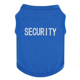 Dog Shirt Vest Summer Clothes for Small Dogs Boy Girl Stretchy Puppy T-Shirts Soft Breathable Lightweight Tank Top Cooling Tee Tshirts Cats Sleeveless Outfit, L, Blue