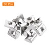sourcing map 30Pcs M8 T Nuts Roll in Spring, T