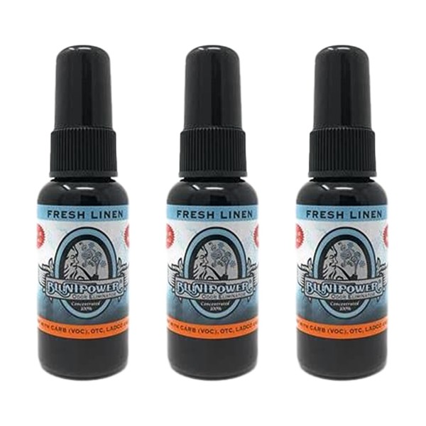Blunt Power Bluntpower Air Freshener Spray, Fresh Linen, 3 Packs