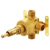 Gerber Danze D130505BT Single Handle 3-Port/2-Outlet Diverter Valve, 1/2-Inch Combination