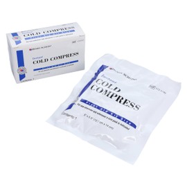 Henry Schein Disposable Nonsterile Cold Compress 5x5.5, Single Use, Instant Cold, Flexible Material - 50 Per Case
