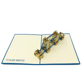 London Tower Bridge- WOW 3D Pop Up Greeting Card for All Occasions (Original)