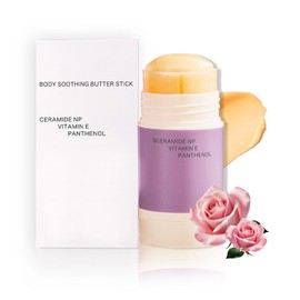 AMY'S DIARY Natural Body Butter Stick for Dry Skin – 100% Cocoa Butter Moisturizer with Vitamin E – Nourishing Balm for Stretch Marks, Elbows, Knees, and Hands – 40g Hydration Stick