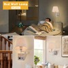 Bedside Wall Mount Light with Dimmable Switch and Outlet, Swing