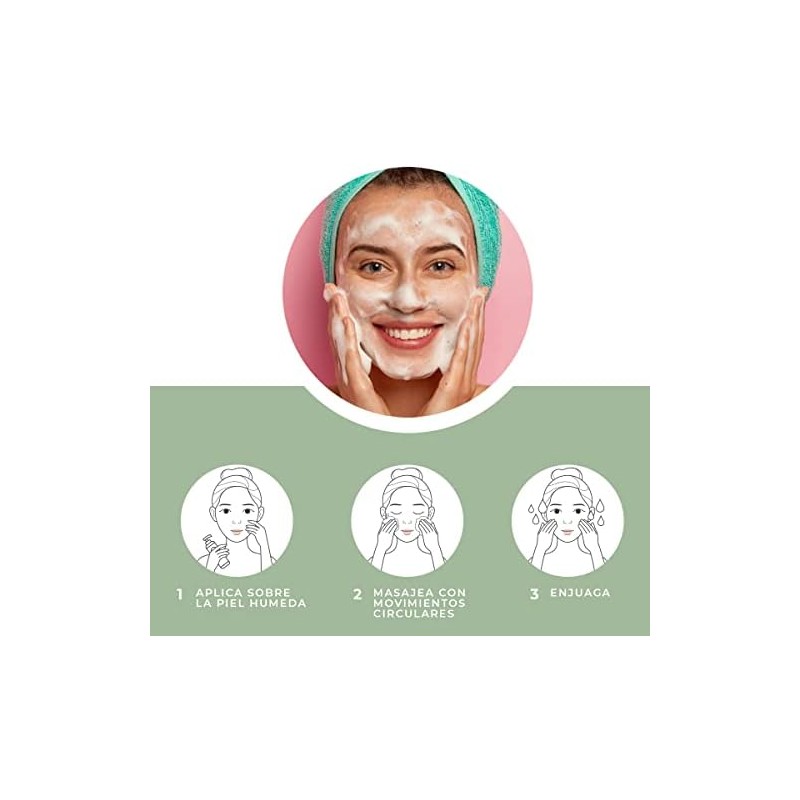 Árbora Jabón Facial con Tea Tree piel grasa acné y