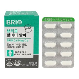 Brio Calmadi Alpha Citric Acid Seaweed Fish Bone Calcium Plus Magnesium Vitamin D3 Vitamin K Manganese Supplement / 브리오 칼마디 알파 구연산 해조 어골칼슘 플러스 마그네슘 비타민D3 비타민K 망간 영양제