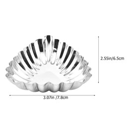 SHERCHPRY 20Pcs Household Egg Tart Molds Muffin DIY Molds Mini Tart Pans Fluted Tart Pans Molds for Baking Tartlets, Pies, Quiches, Cakes, Cupcake