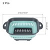 sourcing map Collapsible Colander Set 2pcs, 3-Quart Square Collapsible Strainers