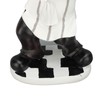 Resin Chef Statue Restaurant Dining Table Decor Holding Red Wine