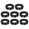 HARFINGTON 8pcs Rubber Spacer 2 Inch OD 1 Inch ID