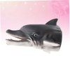 KICHOUSE Grey Boys and Girls Hand Puppet Simulation Dolphin Toy