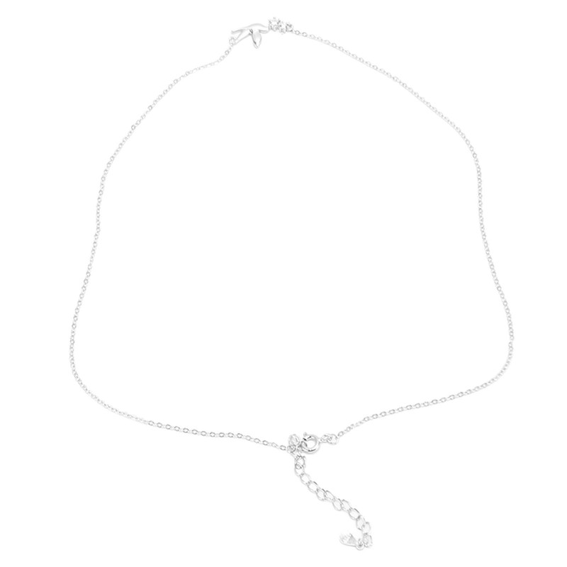 Silver Pendant Necklace Beautiful Elegant Adjustable Cute Dove Bird Pendant