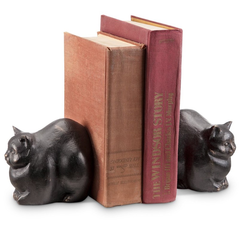 Chubby Cat Bookends