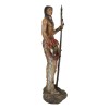 Large Native American Indian Eagle Warrior Chief With Spear And