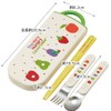 Skater TACC2AG-A Children's Antibacterial Trio Set Chopsticks Spoon Fork Harapeko