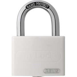 ABUS 65AL40WHI Open Shackle Padlock - White