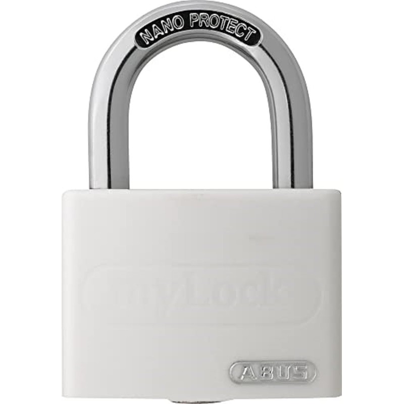 ABUS 65AL40WHI Open Shackle Padlock - White