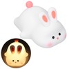 Pat Night Light Cute Rechargeable 3 Levels Brightness Silicone Cartoon