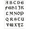 UMR-Design W-644 Font Celtic Textil- / wallstencil Size A5