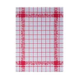 Das Jacquard Francais 65047 Tea Towel Strawberries Cotton Red 80 x 60 cm