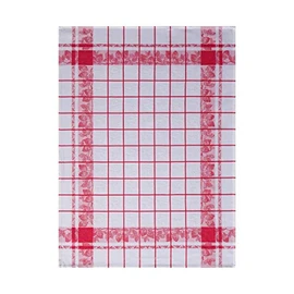 Das Jacquard Francais 65047 Tea Towel Strawberries Cotton Red 80 x 60 cm