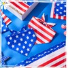 Weewooday 12 Pieces Patriotic Dog Bandanas 4th of July Red