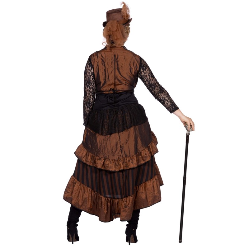 Retro Steampunk Costume Lady Victoria Dress Size 46