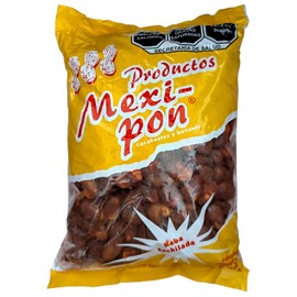 Mexi-Pon Habas Enchiladas y Saladas 900g - Habas Fritas Crujientes, Botana Tradicional Mexicana, Snack Picante Ideal para Reuniones y Fiestas