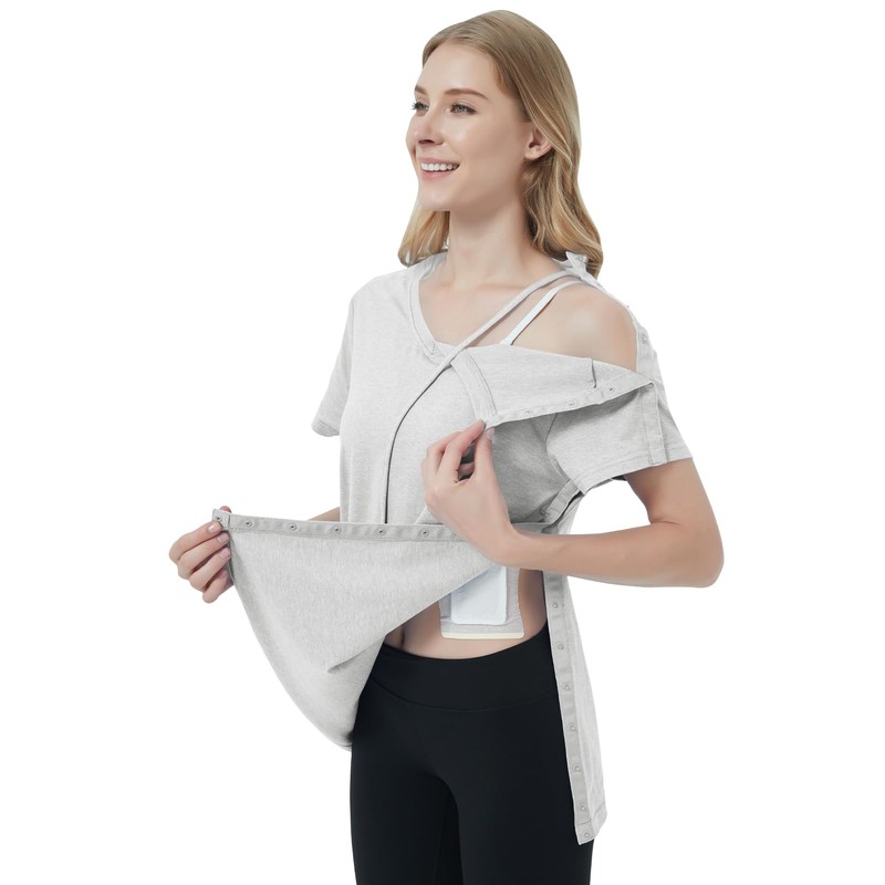 Women's Post Shoulder Surgery Shirts Clothes After Rotator Cuff Surgery