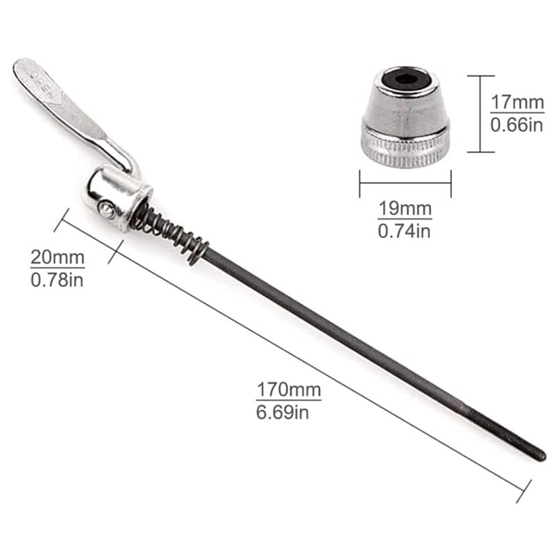 Tobefore Bike Trainer Quick Release Skewer Part Cycling Back Rear