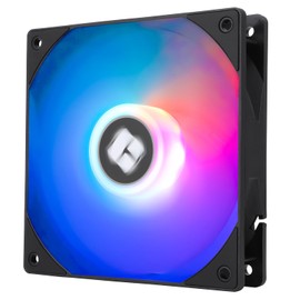 Thermalrlght TL-C12RB-S V2 CPU Fan Case Cooler PWM Fan, 4pin PWM Connector Computer Fan with ARGB Aperture, 1500RPM Speed PC Cooling Reverse Fan(120mm,Black)