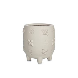 Sass & Belle Mini Cement Planter with Bees
