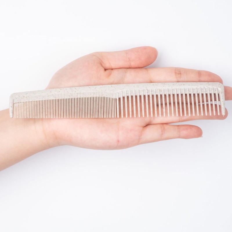 Hair Combs Bulk, Disposable Wheat Straw Combs Individually Wrapped Combs