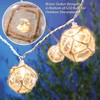 Nautical Fish Float String Lights Outdoor, Beach String Lights Set