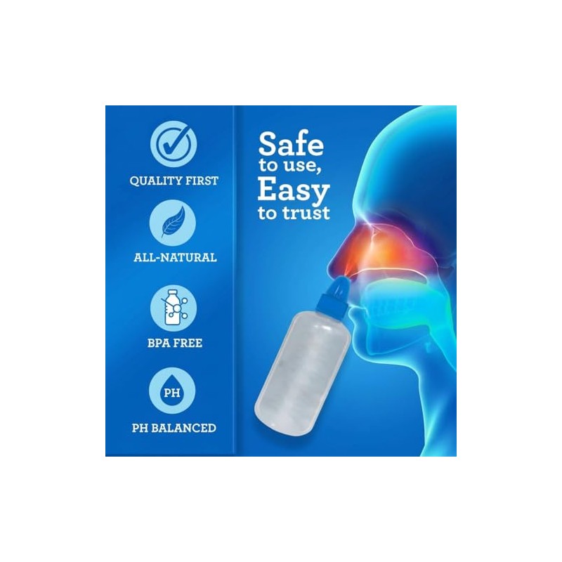 Lavado Nasal Botella 300ml, Irrigador Nasal