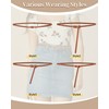 Monopa 4 Pack Women Skinny Belt - No Hole Fashion