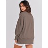 ANRABESS Women's Oversized Sweatshirt Crew Neck Long Sleeve Casual Slit
