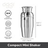 OGGI Mini Cocktail Shaker 10oz - Stainless Steel - Ideal